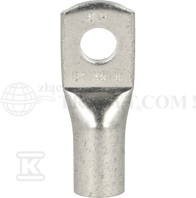 Końcówka oczkowa miedziana cynowana - SE-03508