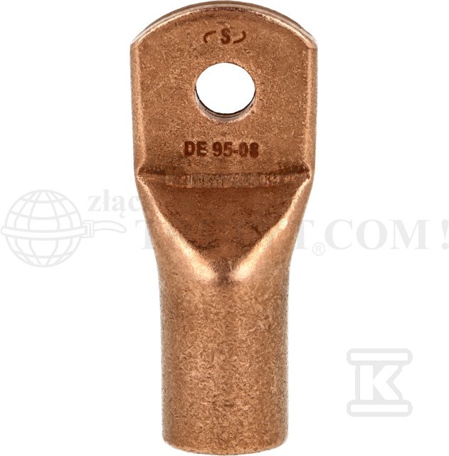 Końcówka oczkowa miedziana niecynowana - SE-09508W
