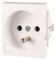 Розетка 45x45mm з заземленням - 001100163