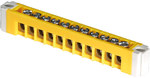 Клемна колодка PE 11 місць 5,5 мм (жовта) ERP-PE1