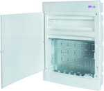 Корпус MEDIA прихованого монтажу з рядом для модульного модуля, оснащений платою ECM 3X18PO MEDIA-MOD і розеткою