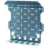 Płyta montażowa perforowana pod gniazdko i 4 adaptery RJ PM2X12RJ