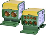 Блок розподілу 192A (2x4-70mm2/3x2,5-25mm2+4x2,5-16mm2) жовто-зелений EDBM-7/PE