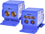 Блок розподілу 192A (2x4-70mm2/2x4-35mm2+3x2,5-25mm2) синій EDBM-8/N