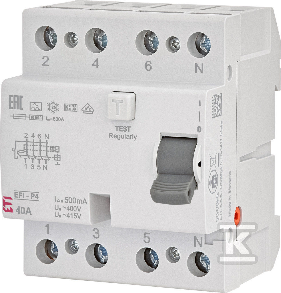 Residual current circuit breaker EFI-P4 - 002061542