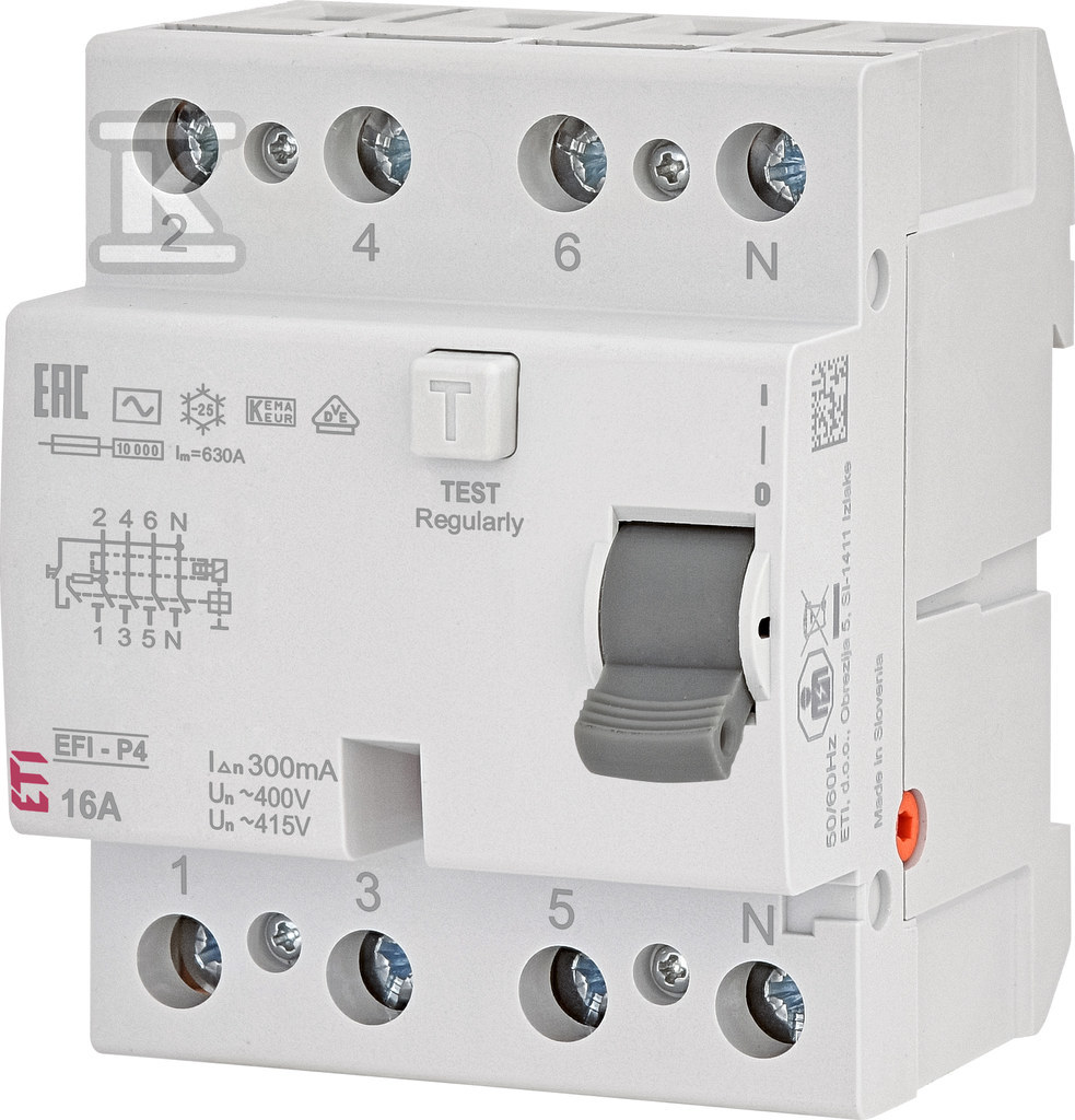 Residual current circuit breaker EFI-P4 - 002061630