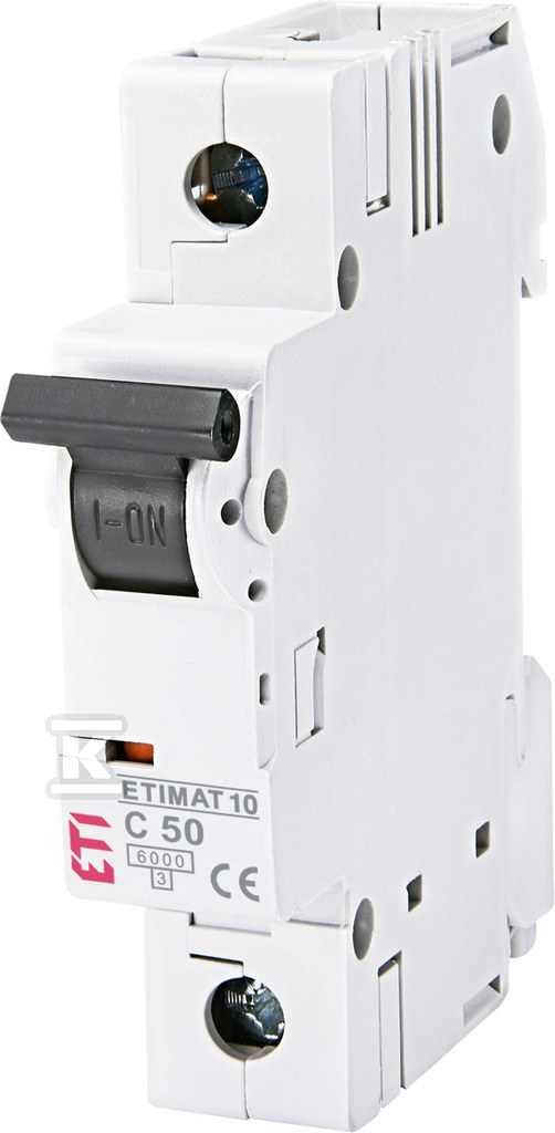 ETIMAT 10 1p C50 6kA circuit breaker - 002131721