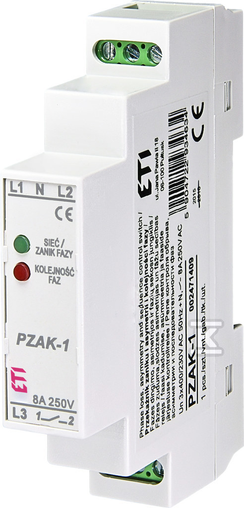 PZAK-1 releu de dezintegrare, asimetrie - 002471409