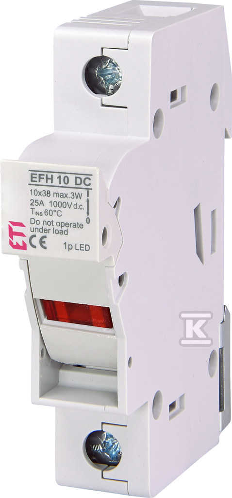 EFH 10 DC 1p pojistková patice LED - 002540211