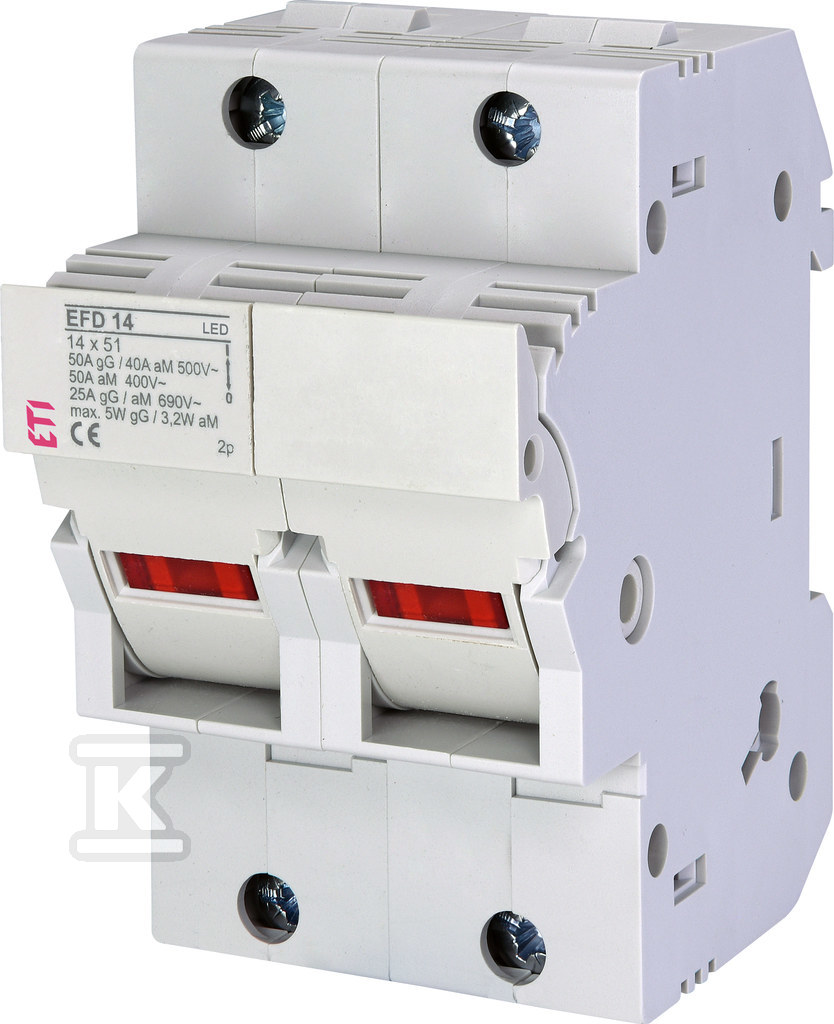 Fuse switch disconnector EFD 14 2p LED - 002560013