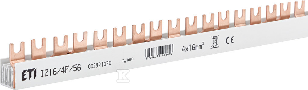 Barra colectora aislada IZ16/4F/56 - 002921070