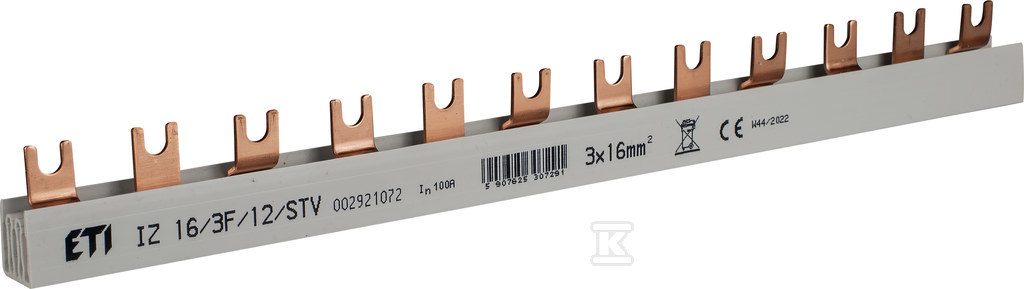 Barra colectora aislada IZ16/3F/12/STV - 002921072