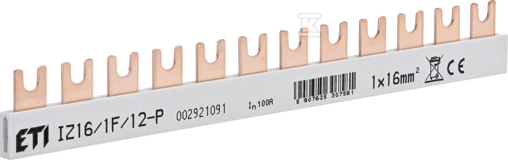 Ізольована шина збору IZ16/1F/12 - 002921091