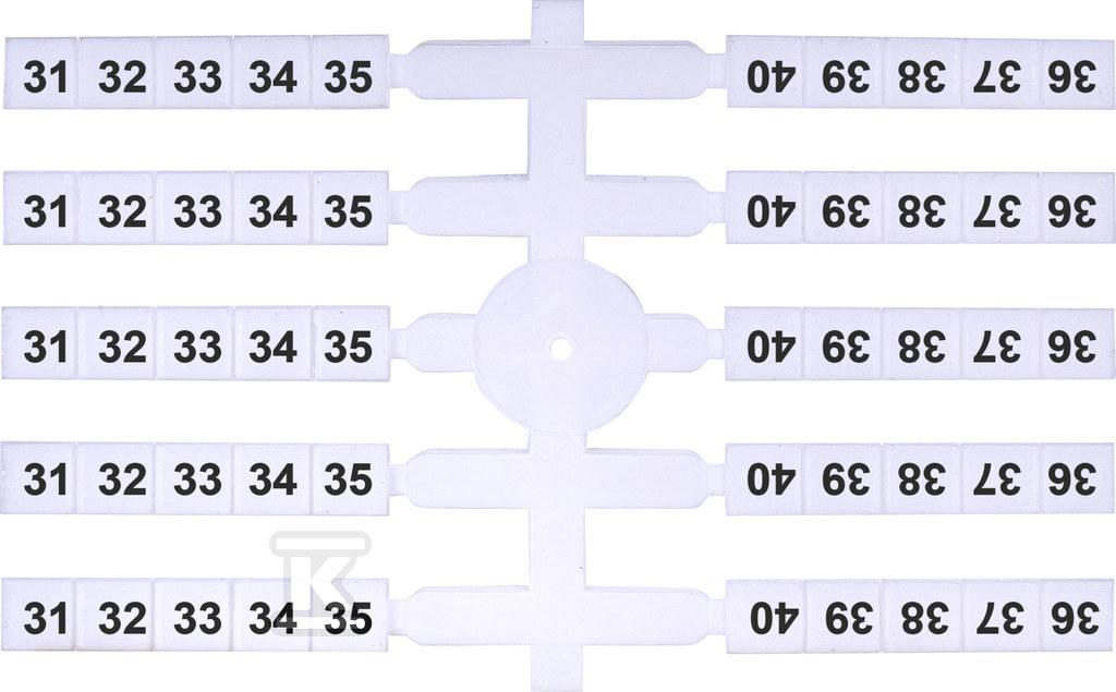 Еластичний маркер (20 x 10 шт.) 31-40 - 003901758