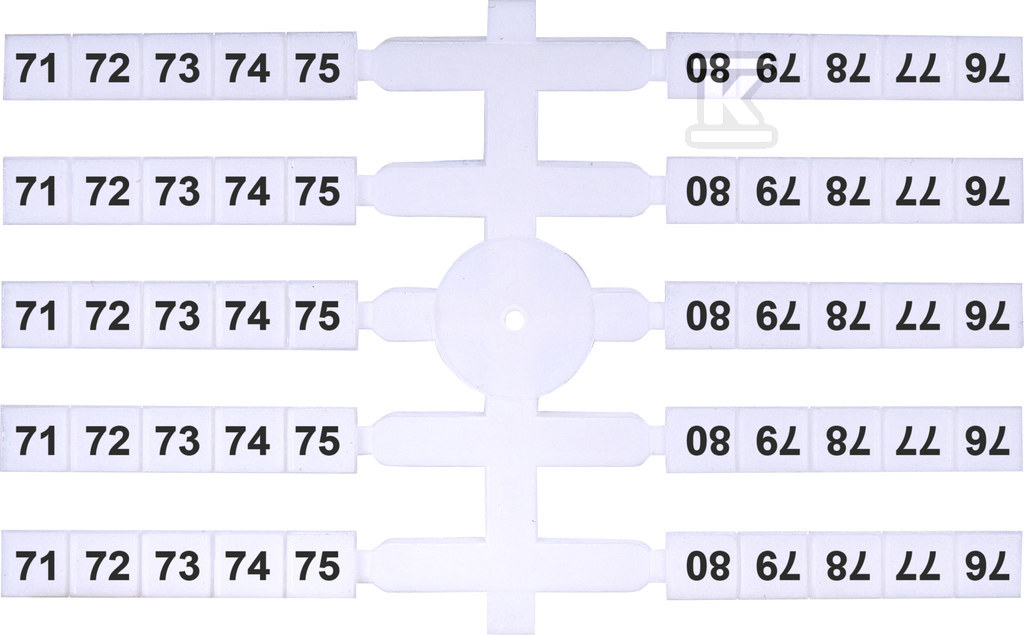 Еластичний маркер (20 x 10 шт.) 71-80 - 003901766