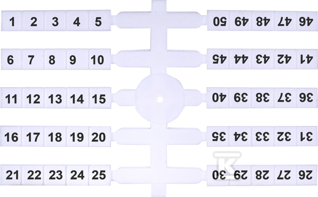 Гнучкий маркер (4 x 50 шт.) 1-50 (EO3) - 003901772