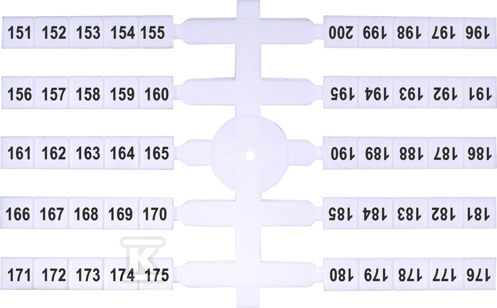 Еластичний маркер (4 x 50 шт.) 151-200 - 003901778