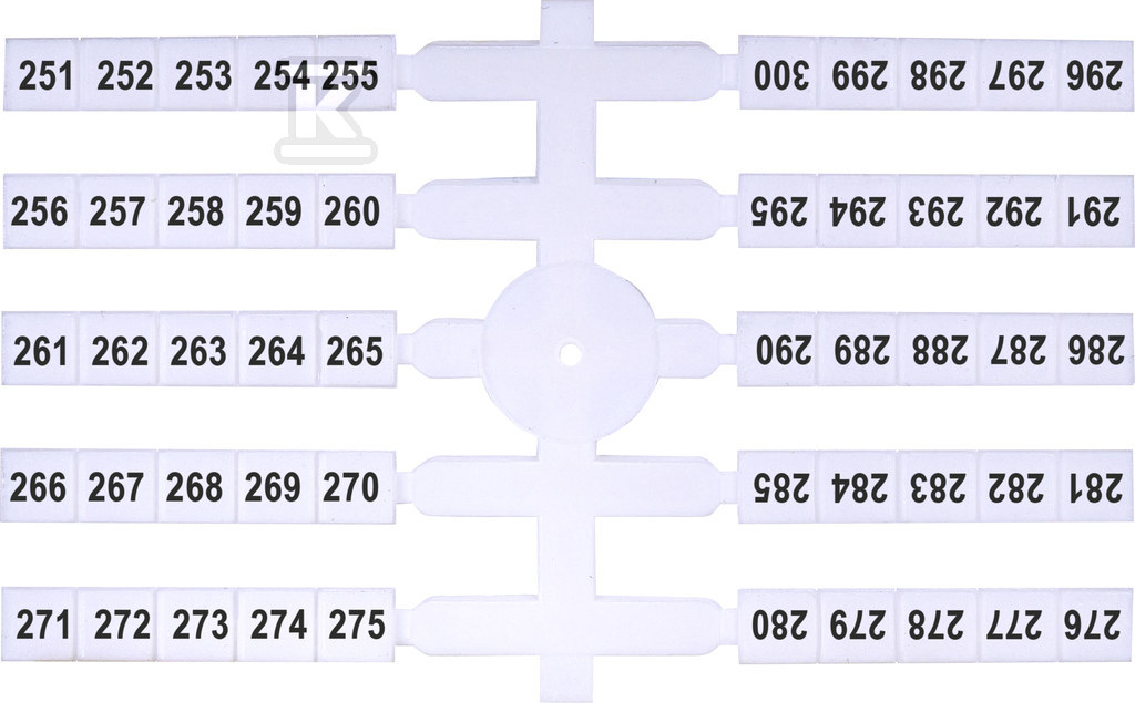 Еластичний маркер (4 x 50 шт.) 251-300 - 003901782