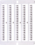 Маркер 41 до 50 (100 шт.) ES-NU0851550
