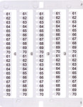 Oznacznik 61 do 70 (100 szt.) ES-NU0851570