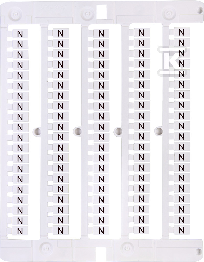 Oznacznik N (100 szt.) ES-NU0851N - 003903110