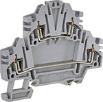 Пружинна з'єднувальна клема 2-поверхова 1,5 мм2 (сіра) ESP2-HMD.1