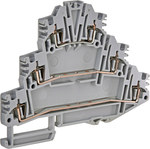 Пружинна з'єднувальна клема 3-поверхова 2,5 мм2 (сіра) ESP3-HLD.2