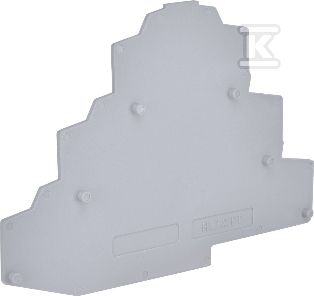 Płytka skrajna do ESP3-HLD.2 (szara) - 003903187