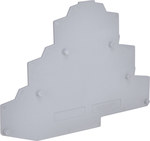 Płytka skrajna do ESP3-HLD.2 (szara) ESP3-HLD.2/PT