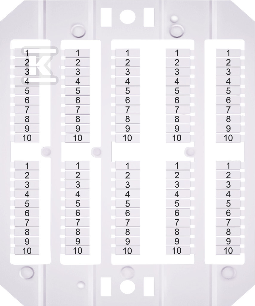 Oznacznik 1-10 (500 szt.) - 003903196