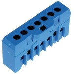 Клемна колодка (1,5-10/16)mm2, 7 отворів, блакитна ESC-QBLOK7001