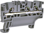 Złączka sprężynowa 2,5 mm2 PUSH-IN (szara) ESH-EFC.2/1+2