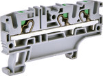 Złączka sprężynowa 4 mm2 PUSH-IN (szara) ESH-EFC.4/1+2