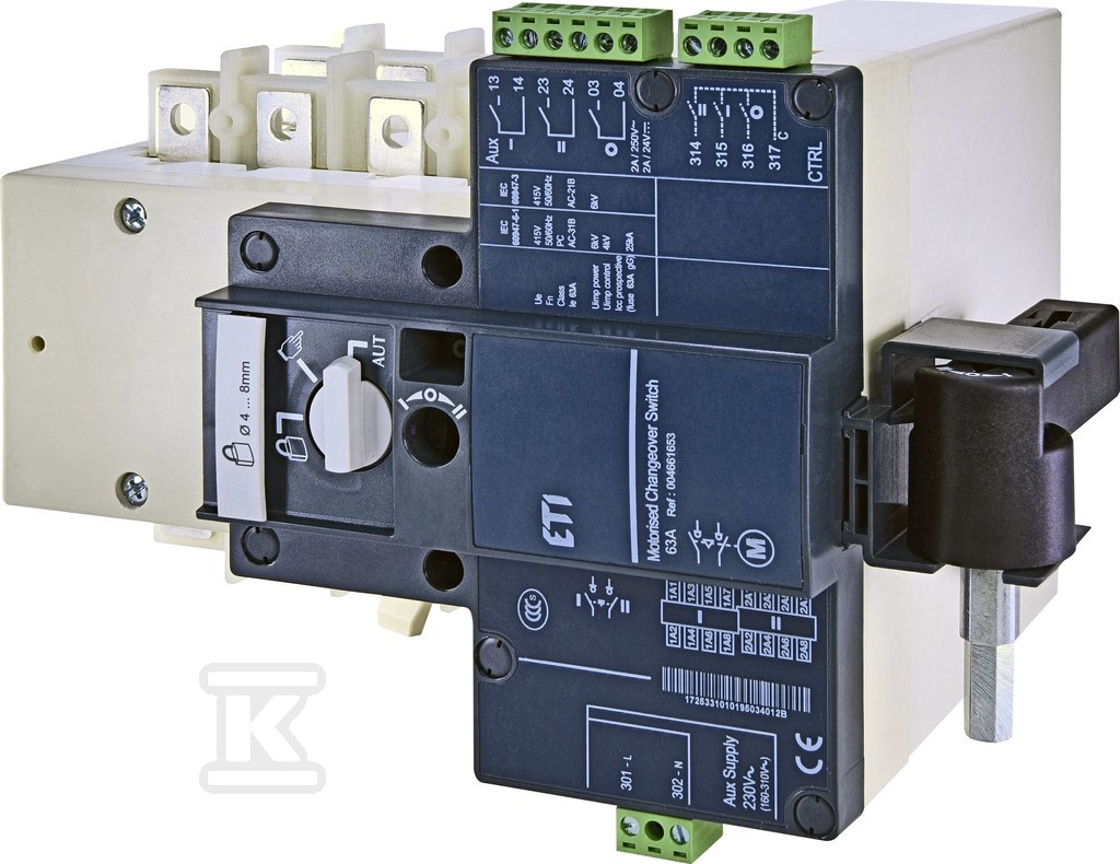 1-0-2 spínač s motorovým pohonem MLBS - 004661653