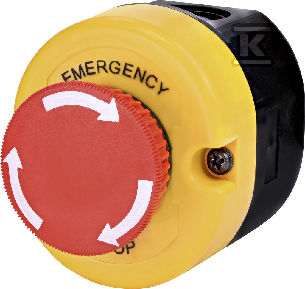 Касета жовто-чорна STOP, NC+NO, - 004771447