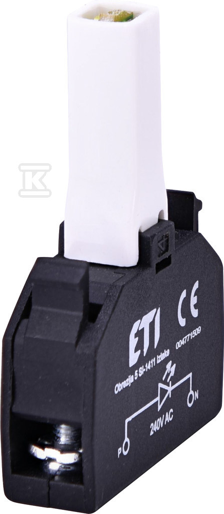 Wspornik, LED 24V AC/DC - zielona - 004771509