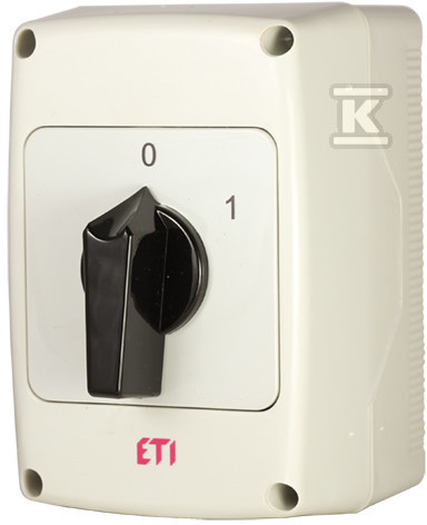 Перемикач 0-1, 2P в корпусі CS 40 91 - 004773162