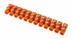 Thermoplastic thread terminal block LTF12-10.0 orange, STANDARD