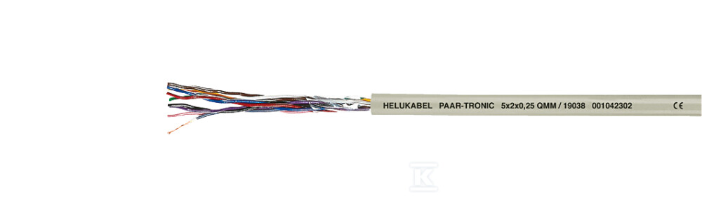 PAAR-TRONIC 2X2X0.25 QMM flexible cable - 19035