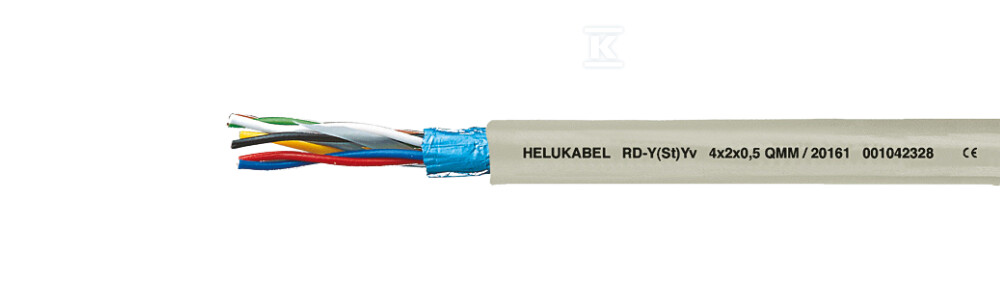 Кабель гнучкий RD-Y (St) Yv 2X2X0.5 QMM - 20160