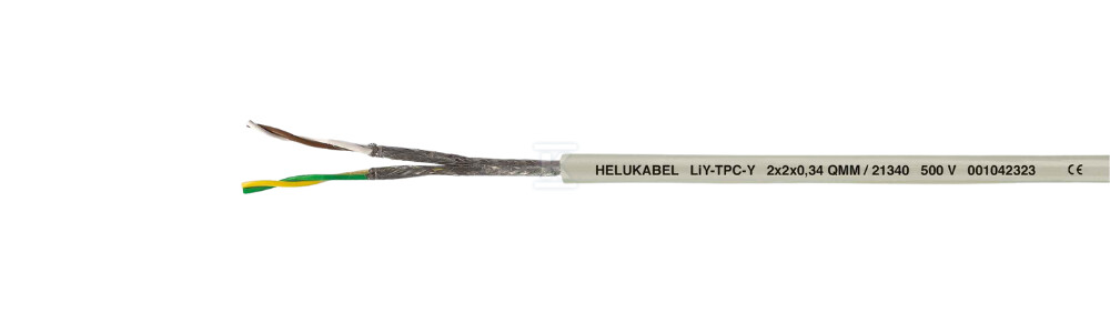 Гнучкий кабель 500V LIY-TPC-Y 2x2X0,5 - 21355