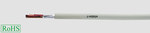 Kabel instalacyjny bezhalogenowy 300V J-H(ST)H 2x2X0,8 płomienioodporny, ekranowany szary