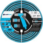 SMART set 20 metara 1/2 "NOVO, u kompletu se nalazi: baštensko crevo SMART 1/2" 20 metara, HIDRON pištolj prskalica, stop i IDEAL brzi konektori, univerzalni konektor sa navojem. lok IDEAL G3/4"-1"