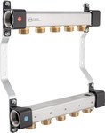 InoxFlow manifold with nipples for screw unions (RNN series) - 5 circuits