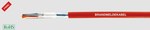 Кабель інсталяційний безгалогенний 225 V E42 JE-H(ST)H 2x2x0,8 вогнестійкий, екранований червоний