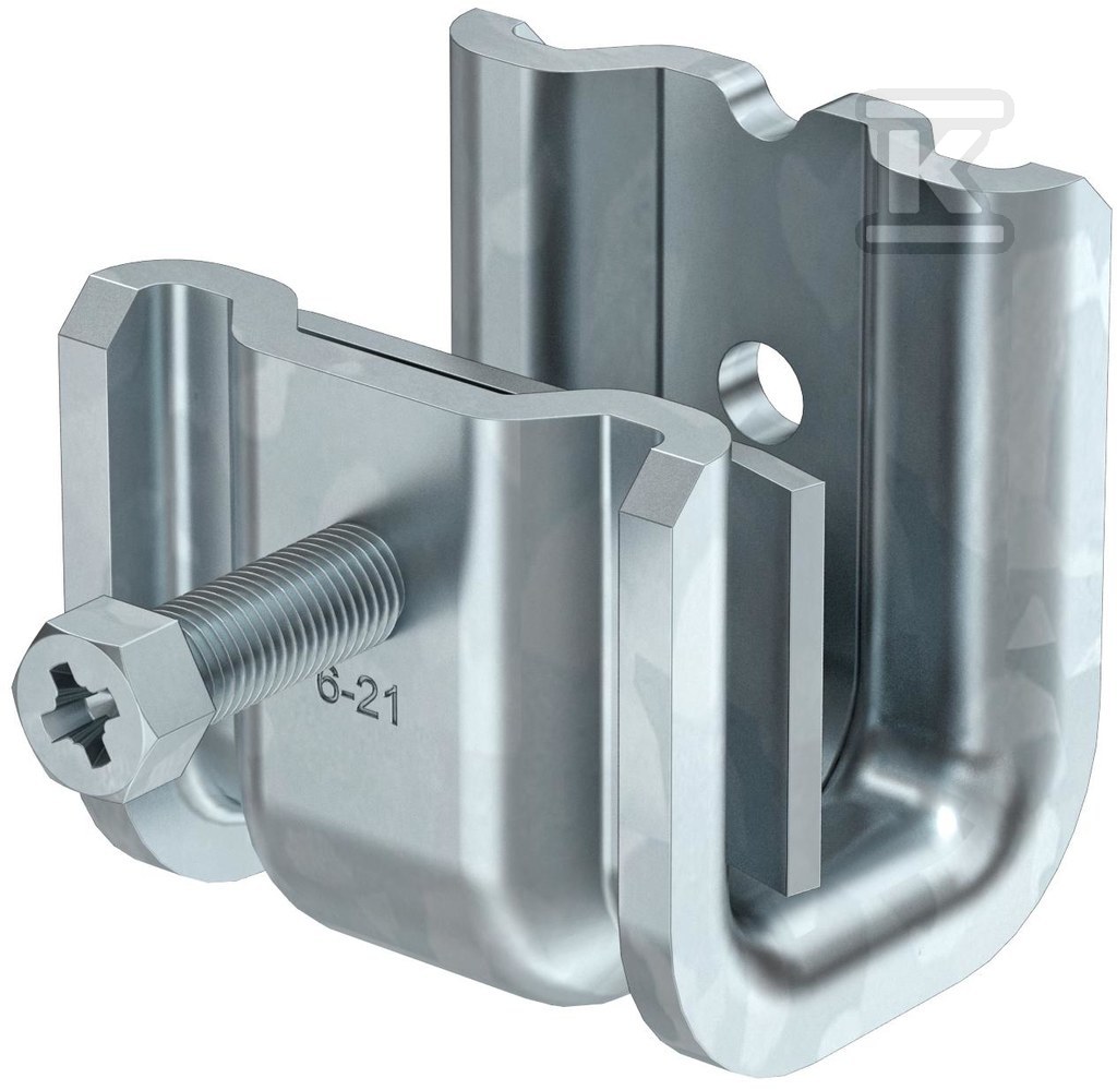 Carrying clamp, hot-dip galvanized, - 1486232