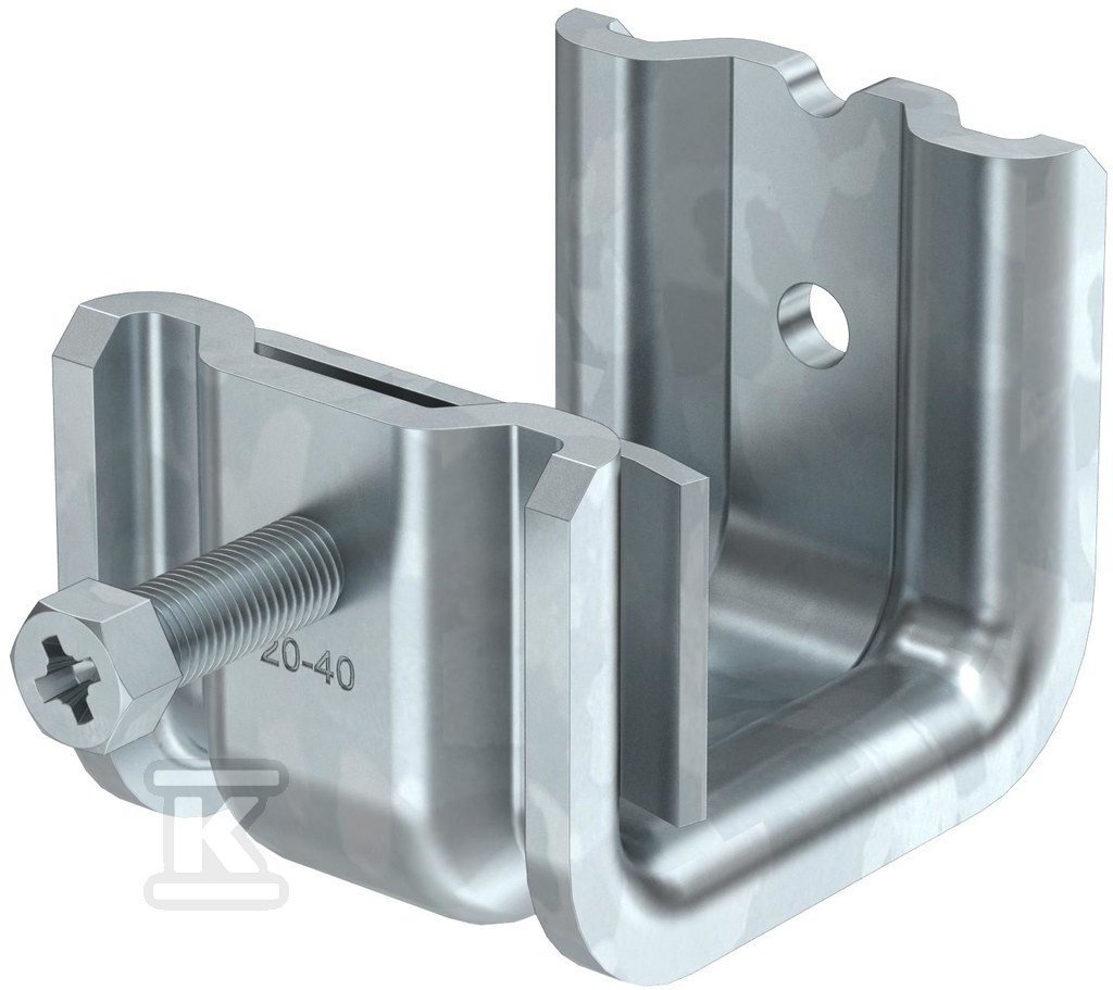 Carrying clamp, hot-dip galvanized, - 1486238