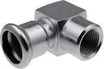 Kolano 90° krótkie GW Steel - 22 Rp1/2"