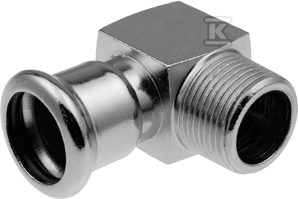 90° koleno kratko GZ čelik - 18 R1/2" - 1509070014