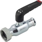 Zawór kulowy z półśrubunkiem z płaskim uszczelnieniem GW Steel - 15 G3/4"